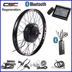 1000W 1500W Direct Drive Regenerative Hub Motor Bluetooth Electric Bicycke Kit