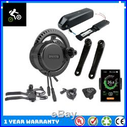 1000W Complete Electric E Bike Conversion Kit Bafang Mid Drive Motor 48V 13AH