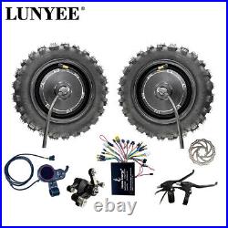 11 inch Electric Scooter Motor 120A controller kit Dual Drive Hub Motor 3800W