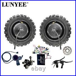11 inch Electric Scooter Motor 120A controller kit Dual Drive Hub Motor 3800W