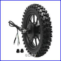 12 Rear Wheel 48V 1000W Brushless Hub Motor with Swinagrm for Scooter Dirt Bike