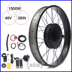 1500W 26 LCD Electric Bicycle Conversion Kit Snow E-bike Rear Wheel Hub Motor 1500W 26 LCD Electric Bicycle Conversion Kit Snow E-bike Rear Wheel Hub Motor