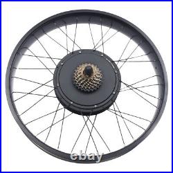 1500W 26 LCD Electric Bicycle Conversion Kit Snow E-bike Rear Wheel Hub Motor