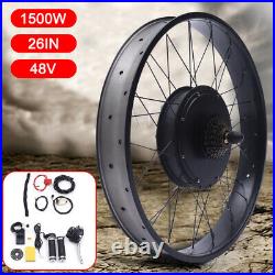 1500W 26 LCD Electric Bicycle Conversion Kit Snow E-bike Rear Wheel Hub Motor 1500W 26 LCD Electric Bicycle Conversion Kit Snow E-bike Rear Wheel Hub Motor
