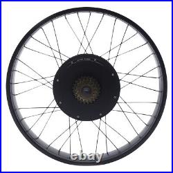 1500W 26 LCD Electric Bicycle Conversion Kit Snow E-bike Rear Wheel Hub Motor