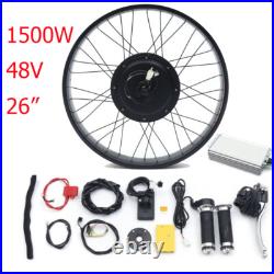 1500W 26 LCD Electric Bicycle Conversion Kit Snow E-bike Rear Wheel Hub Motor 1500W 26 LCD Electric Bicycle Conversion Kit Snow E-bike Rear Wheel Hub Motor