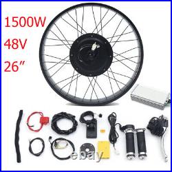 1500W 26 LCD Electric Bicycle Conversion Kit Snow E-bike Rear Wheel Hub Motor 1500W 26 LCD Electric Bicycle Conversion Kit Snow E-bike Rear Wheel Hub Motor