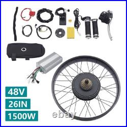 1500W 26 LCD Electric Bicycle Conversion Kit Snow E-bike Rear Wheel Hub Motor 1500W 26 LCD Electric Bicycle Conversion Kit Snow E-bike Rear Wheel Hub Motor