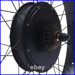 1500W 26 LCD Electric Bicycle Conversion Kit Snow E-bike Rear Wheel Hub Motor