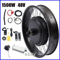 1500W 48V E-Bike Conversion Kit Snow Bike 26'' Rear Motor Wheel LCD Display 1500W 48V E-Bike Conversion Kit Snow Bike 26'' Rear Motor Wheel LCD Display