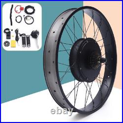 1500W 48V E-Bike Conversion Kit Snow Bike 26'' Rear Motor Wheel LCD Display 1500W 48V E-Bike Conversion Kit Snow Bike 26'' Rear Motor Wheel LCD Display