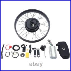 1500W 48V E-Bike Conversion Kit Snow Bike 26'' Rear Motor Wheel LCD Display New 1500W 48V E-Bike Conversion Kit Snow Bike 26'' Rear Motor Wheel LCD Display New