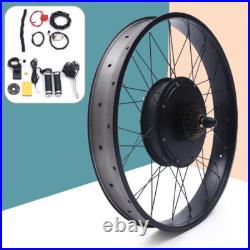 1500W 48V E-Bike Conversion Kit Snow Bike 26'' Rear Motor Wheel LCD Display New 1500W 48V E-Bike Conversion Kit Snow Bike 26'' Rear Motor Wheel LCD Display New