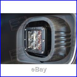 1999-2015 Ford Superduty LED Fog Light Conversion Kit with Rigid Dually D2 Driving