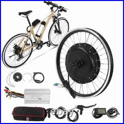 20in Electric Cycle Conversion Kit 48V 1000W Rear Drive Motor Wheel Kit With SET