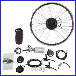 (20inch)48V 500W Rear Drive Motor Wheel Kit Electric Bike Conversion Kit Wit REL