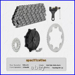 24T 54T Chain Drive Sprocket Conversion Kit for Harley Touring Twin Cam M8 09-up