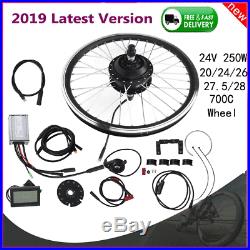 24V 250W Electric Bicycle Motor KT-LCD3 Display Wheel E-bike Conversion Gear Kit