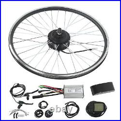 24V 250W Front Hub Drive LCD5 26in Electric Bike Conversion Kit Meter