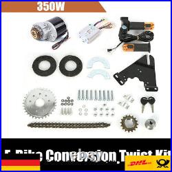 24V Electric Conversion Kit f Common Bike Left Chain Drive Custom Twist Kit