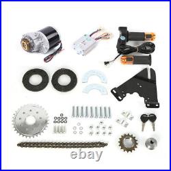 24V Electric Conversion Kit f Common Bike Left Chain Drive Custom Twist Kit