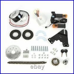 24V Electric Conversion Kit f Common Bike Left Chain Drive Custom Twist Kit