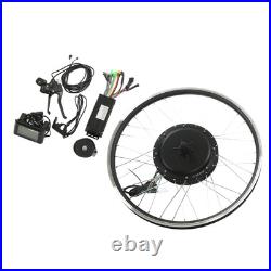 26 Inch 48V1000W Bicycle Front Drive Motor Wheel Conversion Kit With LCD BL 26 Inch 48V1000W Bicycle Front Drive Motor Wheel Conversion Kit With LCD BL