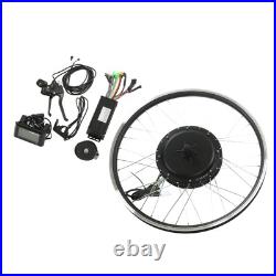 26 Inch 48V1000W Bicycle Front Drive Motor Wheel Conversion Kit With LCD S9 GF 26 Inch 48V1000W Bicycle Front Drive Motor Wheel Conversion Kit With LCD S9 GF
