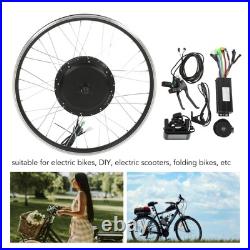 26 Inch 48V1000W Bicycle Front Drive Motor Wheel Conversion Kit With LCD S9 GF 26 Inch 48V1000W Bicycle Front Drive Motor Wheel Conversion Kit With LCD S9 GF