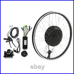 26 Inch 48V1000W Bicycle Front Drive Motor Wheel Conversion Kit With LCD S9 GF 26 Inch 48V1000W Bicycle Front Drive Motor Wheel Conversion Kit With LCD S9 GF