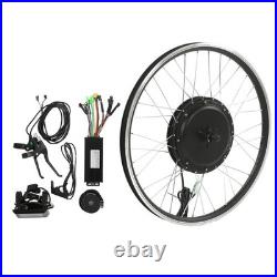 26in 48V1000W Bicycle Front Drive Motor Wheel Conversion Kit With LCD S900 NEW