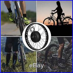 26x41000W 48V Electric Bike Fat Tire F/R Wheel Bicycle Conversion Kit Hub Motor
