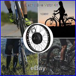 26x4 1000W 48V Electric Bike Conversion Kit Fat Tire Wheel Bicycle Hub Motor