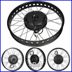 26x4 1000W 48V Electric Bike Conversion Kit Fat Tire Wheel Bicycle Hub Motor