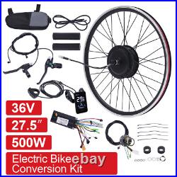 27.5 Inch E-bike Front Drive Motor Wheel Conversion Kit Bicycle Hub Motor Lcd