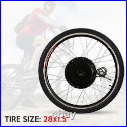 28x1.5'' 1000W Electric Bicycle Conversion Kit E bike Motor Front Wheel C9K3