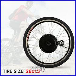 28x1.5inch 1000W Electric Bicycle Motor Conversion Kit E Bike Front Wheel b F4V6