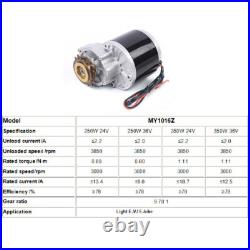 350W 36V E-Bike Left Side Drive Motor Thumb Kit Common Bike Conversion Kit
