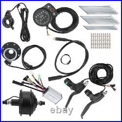 36V 250W Hub Motor EBike Conversion Device+Display Meter for 24in 12G Wheel New