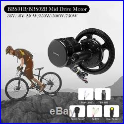 36V/48V Bafang Electric Bike Mid Drive Motor BBS01B/02B 750W Conversion Kits DIY