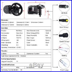 36V 500W BAFANG BBS02B Mid Drive Motor Conversion Kit with Battery Ebike Display