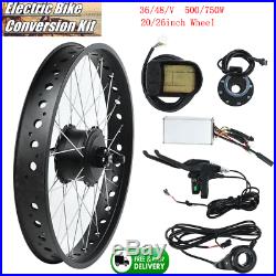 36/48V Electric Bike Motor 20''/26'' Wheel LCD5 Conversion E-bike Modified Kit