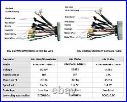 36 Geared 48V Direct Drive Hub Motor Electric Bike Conversion Kit 250W- 1500W