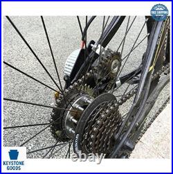 450W Electric Bike Left Drive Conversion Kit 36V Thumb Throttle V Brake Rear