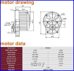 450 W Electric Bicycle Left Drive Conversion Installation kit can fit Most of