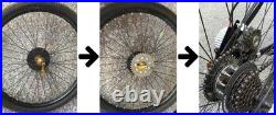 450 W Electric Bicycle Left Drive Conversion Installation kit can fit Most of