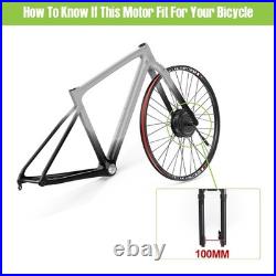 48V15010 Varstrom Rear Hub Wheel Motor Kit 26'' Ebike Conversion Kits