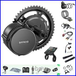 48V250W68-73MM Bafang Mid Drive Motor with Taillight EBike Conversion Kits Gift