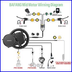 48V500- 68mm BBS02B BAFANG Mid Drive Motor Electric Bicycle Conversion kit