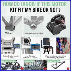 48V500- 68mm BBS02B BAFANG Mid Drive Motor Electric Bicycle Conversion kit
